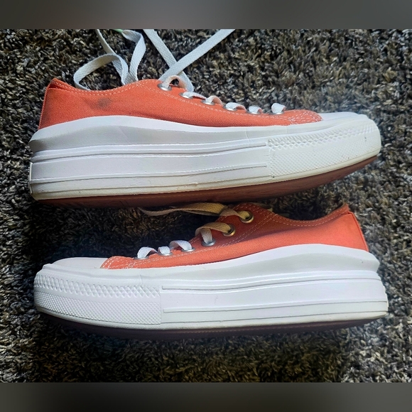 Converse All Star CTAS Move OX Womens Platform Sneakers Size 7 Bright Madder - Picture 8 of 9